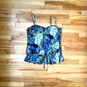 women’s esprit floral tank